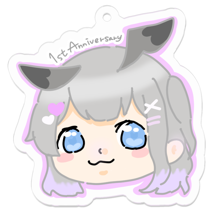 アクリルキーホルダー - 50 x 50 (mm)