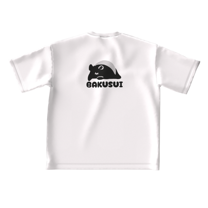 ビッグシルエットTシャツ - L - 背面 ホワイト