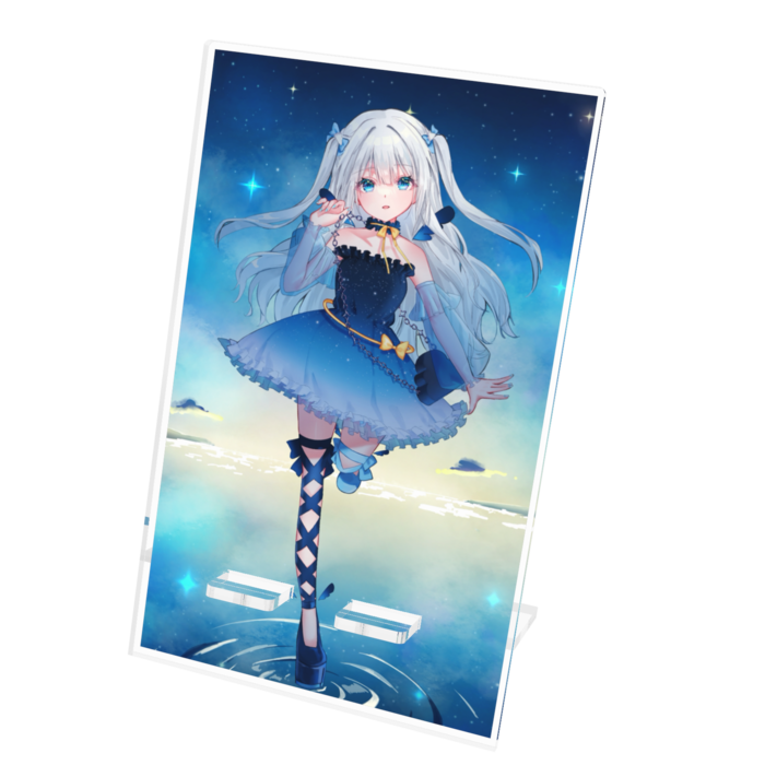 アクリルスマホスタンド - 100x160mm 夜空