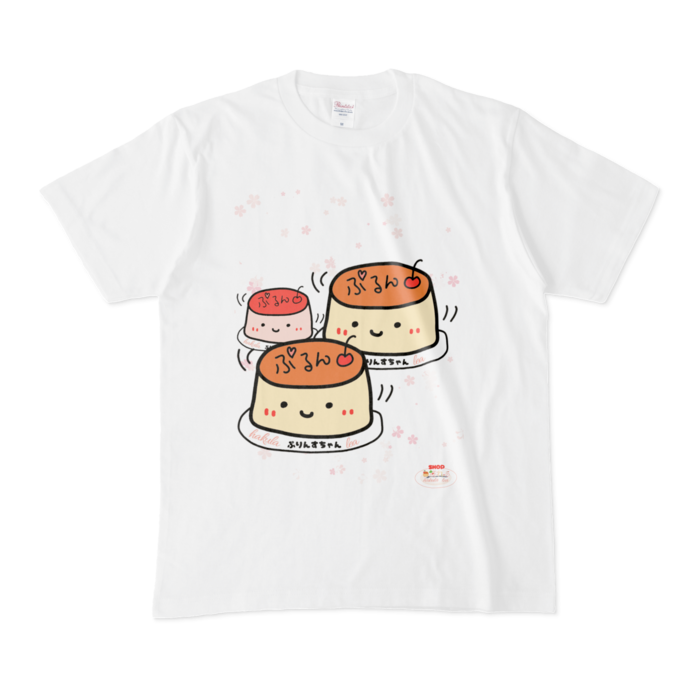 ぷりんすちゃんTシャツ - M - 白