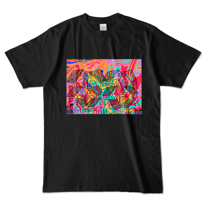カラーTシャツ - L - ブラック (濃色)