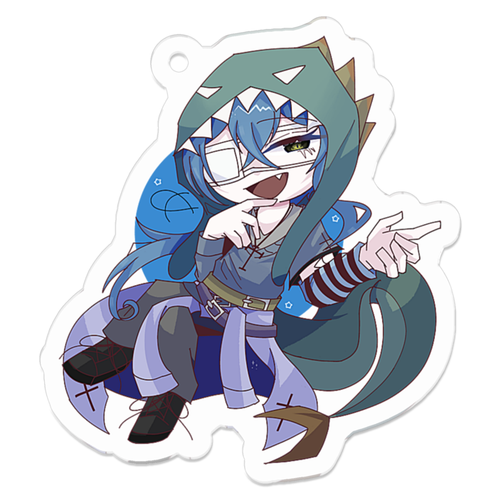 アクリルキーホルダー - 50 x 50 (mm)