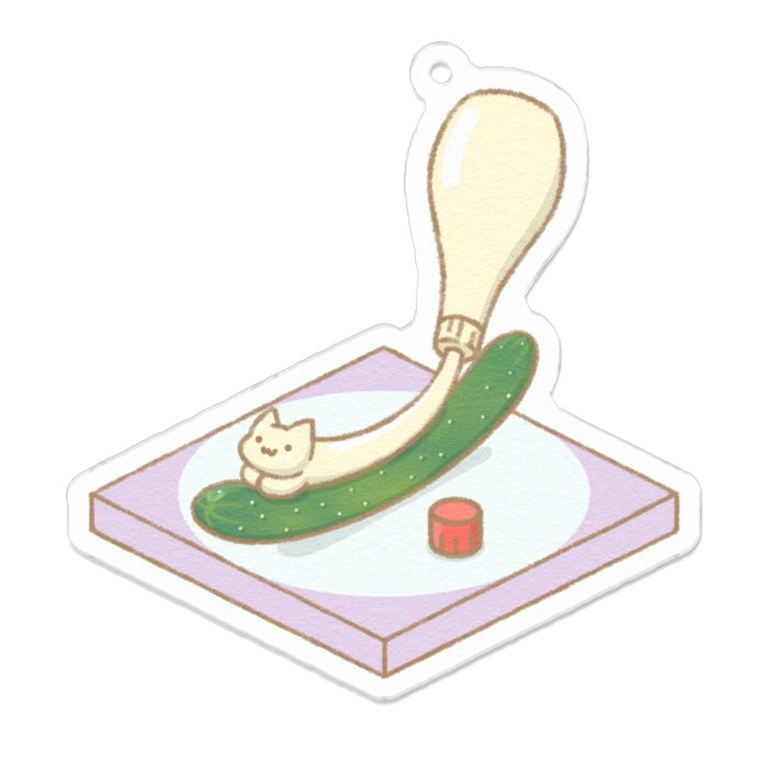 アクリルキーホルダー - 70 x 70 (mm)