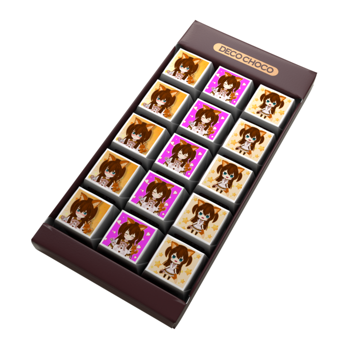 DECOチョコ - 列ごとにデザイン