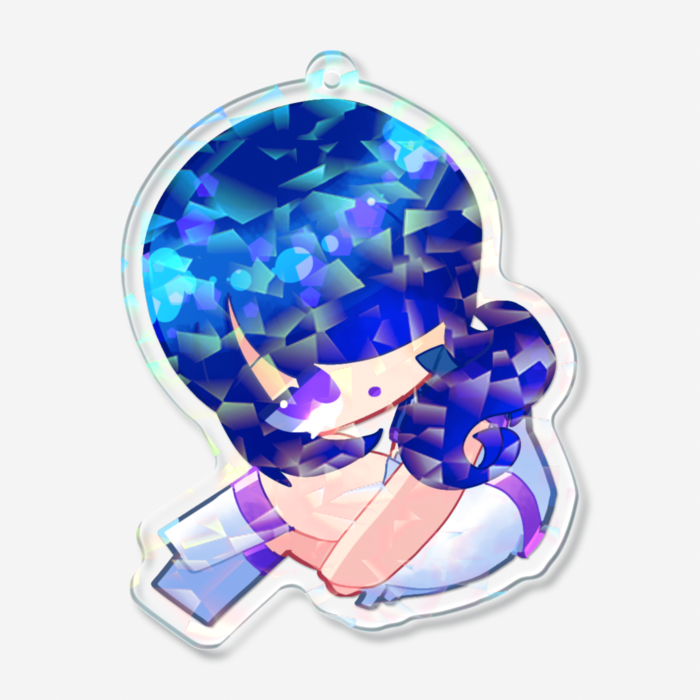 ホログラムアクリルキーホルダー - 70 × 70mm