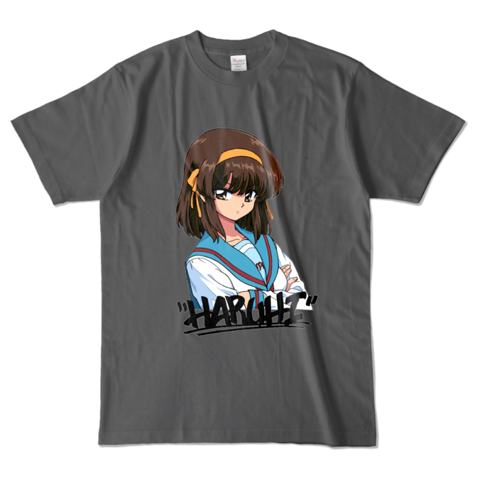 カラーTシャツ - L - チャコール (濃色)