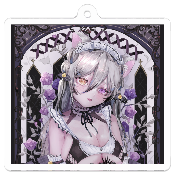 アクリルキーホルダー - 50 x 50 (mm)