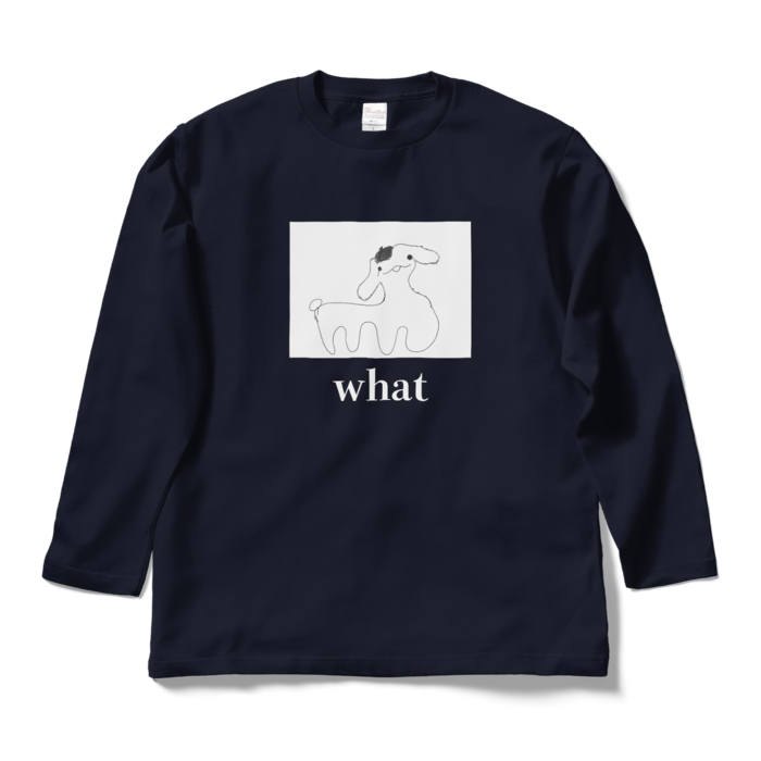 ロングスリーブTシャツ - L - ネイビー