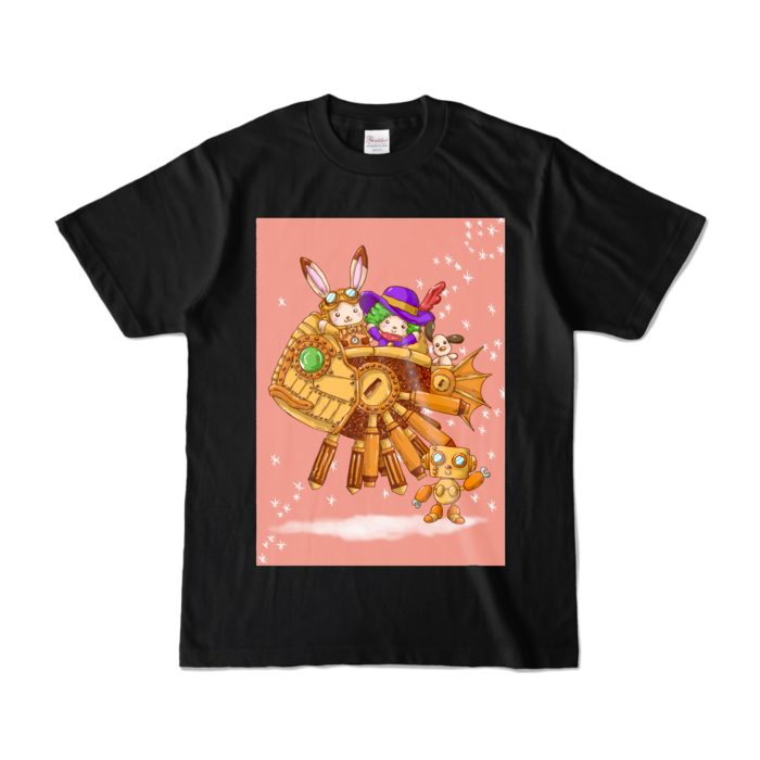 カラーTシャツ - S - ブラック (濃色)
