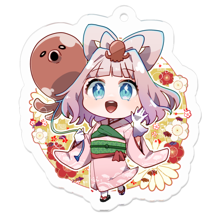 アクリルキーホルダー - 50 x 50 (mm)