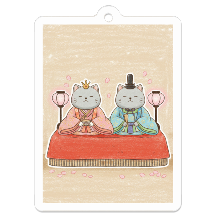 アクリルキーホルダー - 50 x 50 (mm)