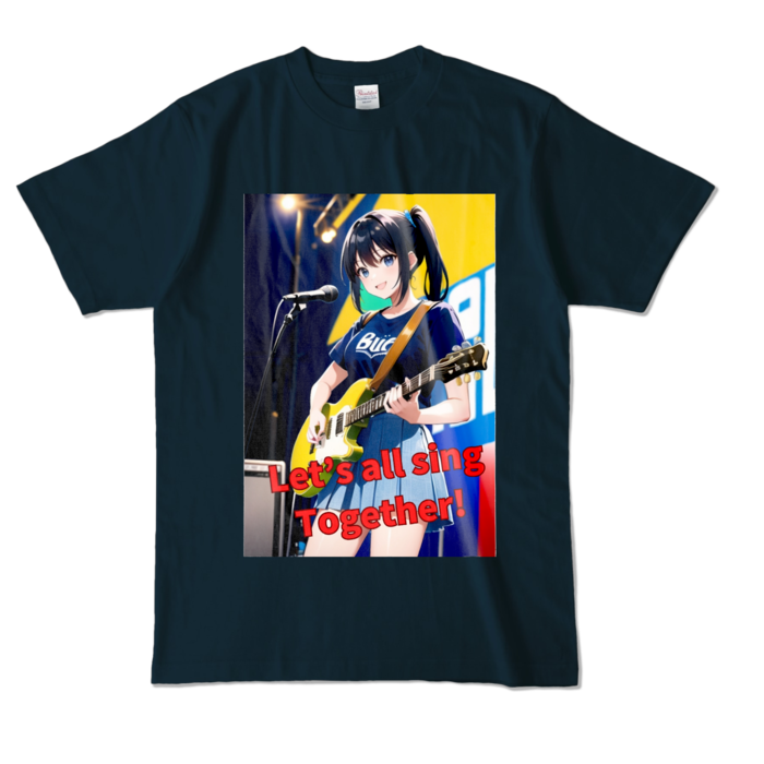 カラーTシャツ - L - ネイビー (濃色)