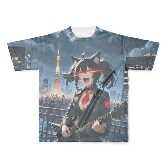 フルグラフィックTシャツ - L - 正面印刷のみ