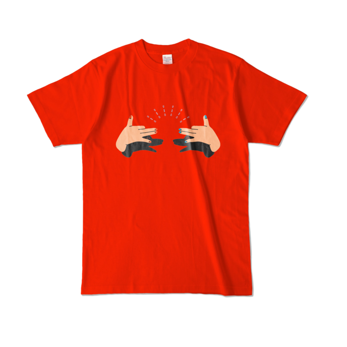 カラーTシャツ - L - レッド (濃色)