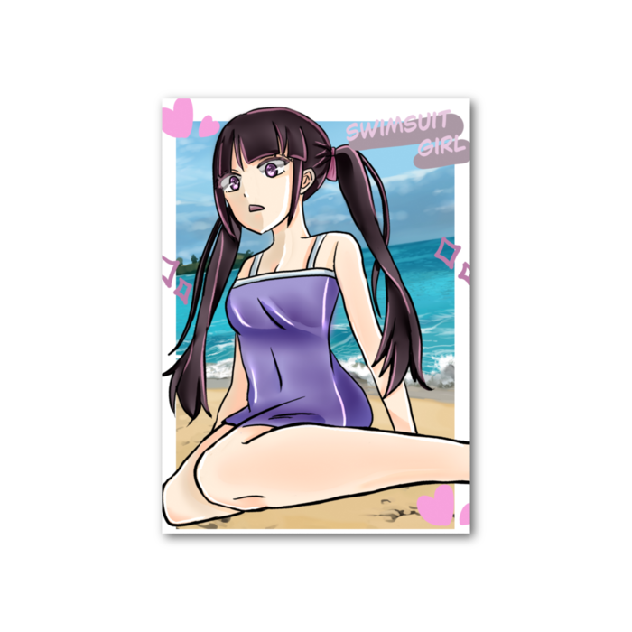 フォト風カード - 縦 - 片面