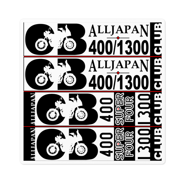 ステッカー - 100 x 100 (mm)