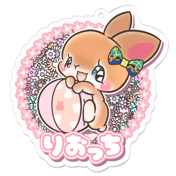 アクリルキーホルダー - 70 x 70 (mm)