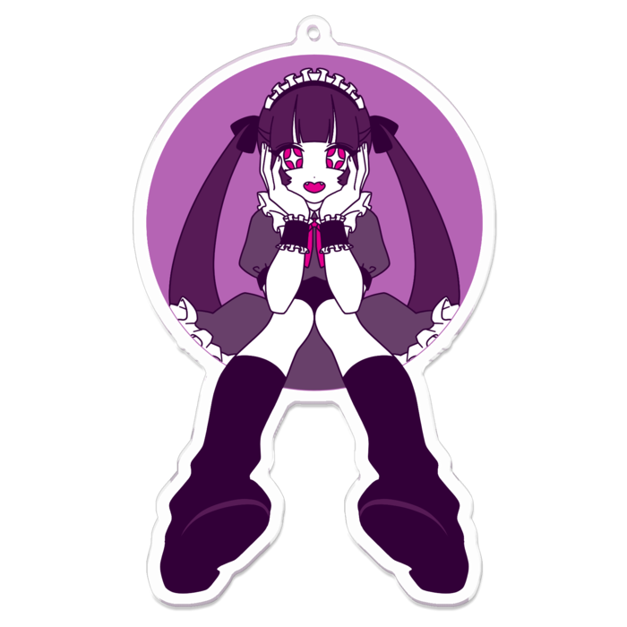 アクリルキーホルダー - 100 x 100 (mm)