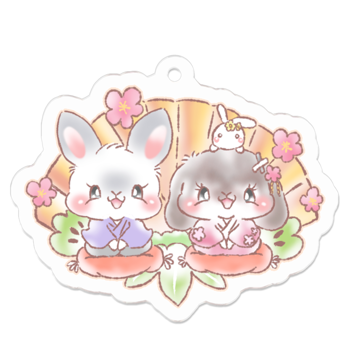 アクリルキーホルダー - 50 x 50 (mm)