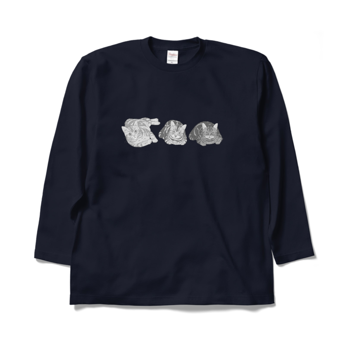 ロングスリーブTシャツ - XL - ネイビー