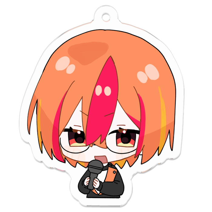 アクリルキーホルダー - 50 x 50 (mm)カラオケ