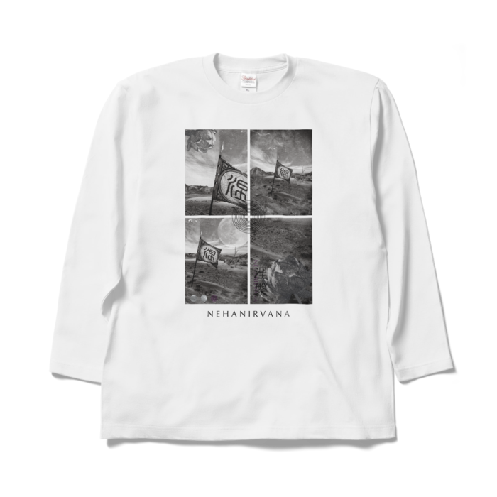 NEHAN FLAG LONG TEE / WHITE / XL