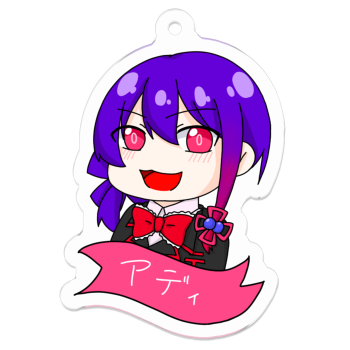 アクリルキーホルダー - 50 x 50 (mm)