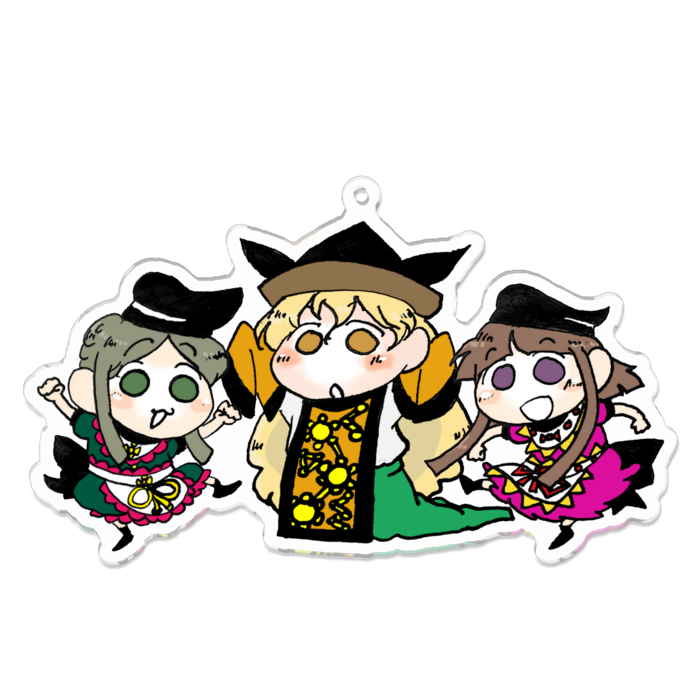 アクリルキーホルダー - 100 x 100 (mm)