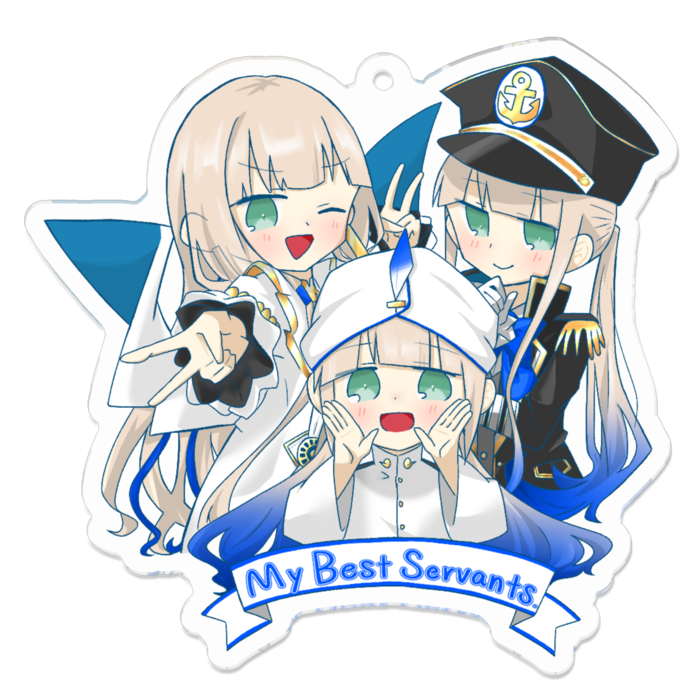 アクリルキーホルダー - 70 x 70 (mm)