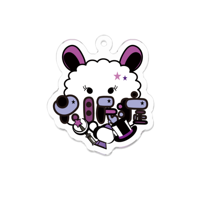 アクリルキーホルダー - 70 x 70 (mm)
