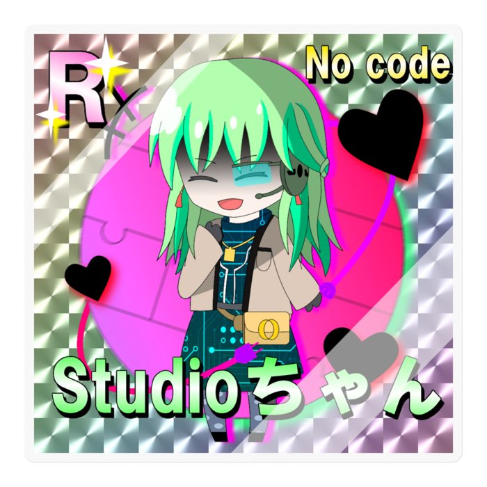 ステッカー - 100 x 100 (mm)