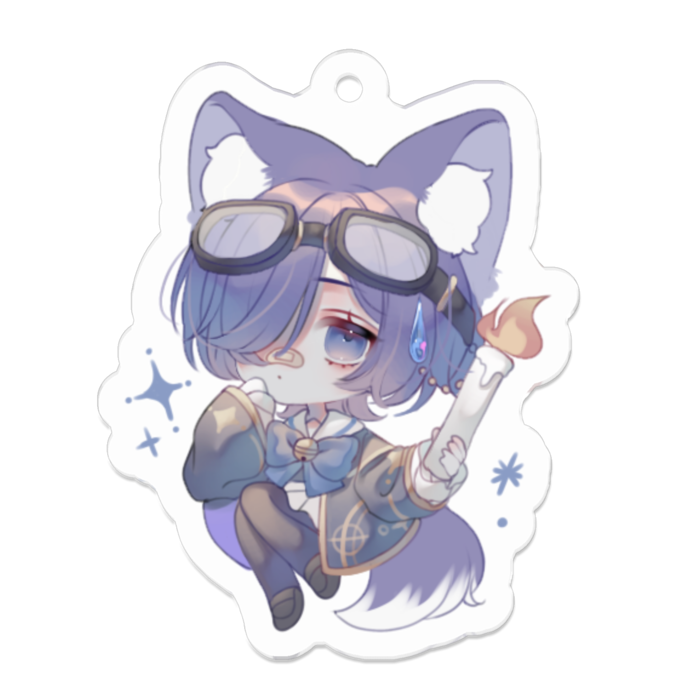 アクリルキーホルダー - 50 x 50 (mm)