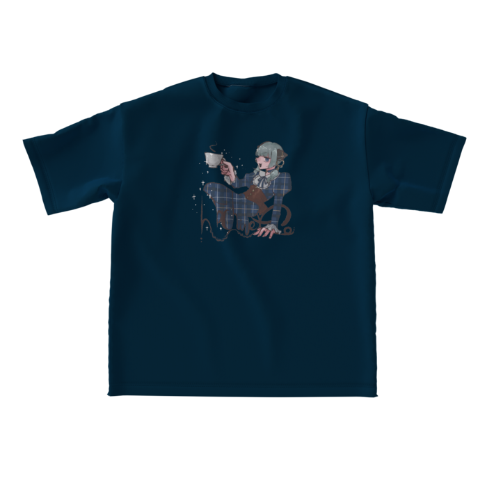ビッグシルエットTシャツ - L - 両面