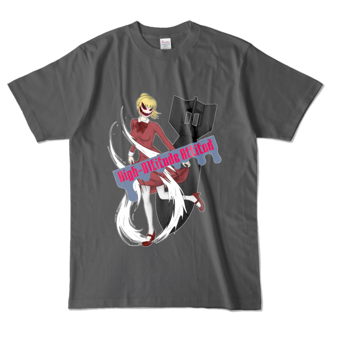 カラーTシャツ - L - チャコール (濃色)