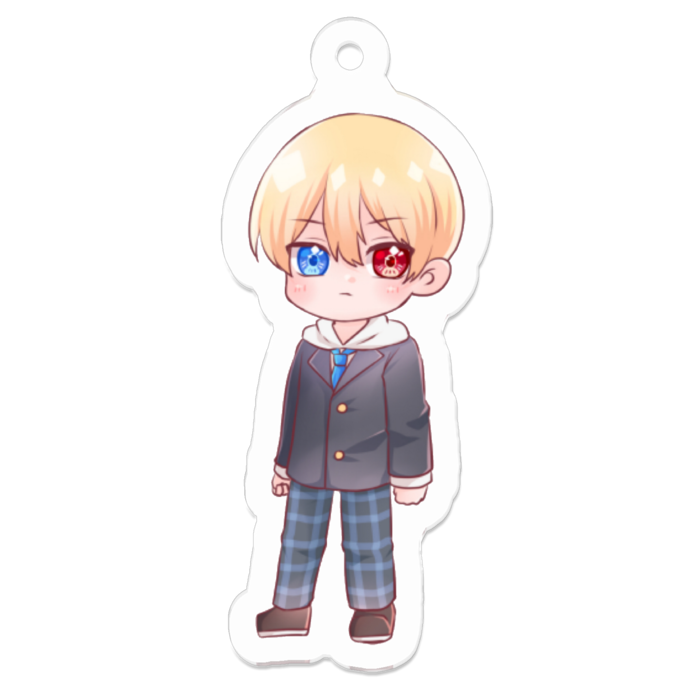 アクリルキーホルダー（コーティング） - 50 x 50 (mm)