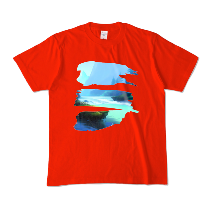 カラーTシャツ - M - レッド (濃色)