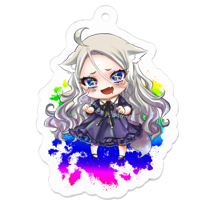 アクリルキーホルダー - 50 x 50 (mm)