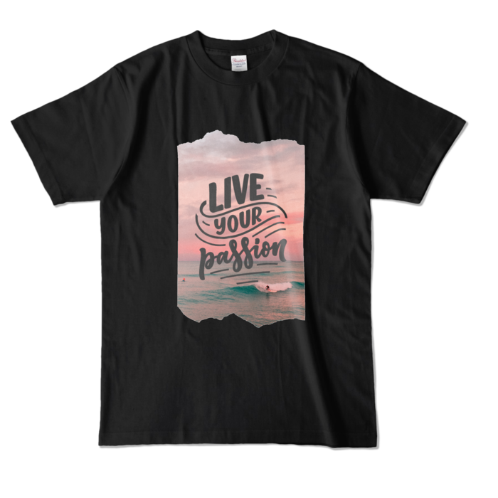 カラーTシャツ - L - ブラック (濃色)