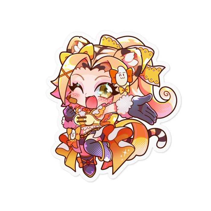 アイドルの姿ステッカー - 100 x 100 (mm)(2)