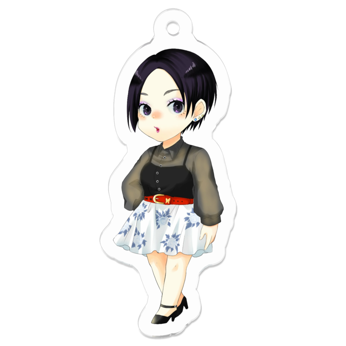 アクリルキーホルダー - 50 x 50 (mm)