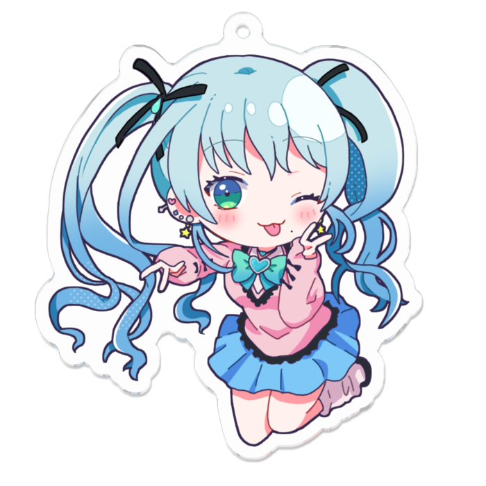 アクリルキーホルダー - 70 x 70 (mm)