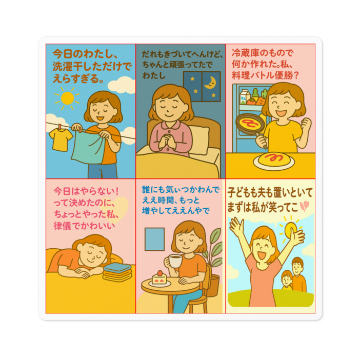 ステッカー - 100 x 100 (mm)