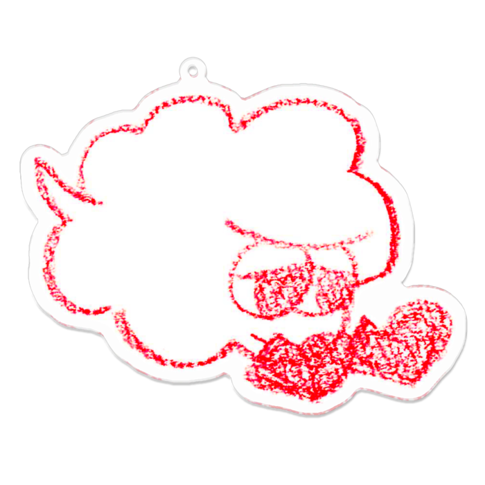 アクリルキーホルダー - 100 x 100 (mm)