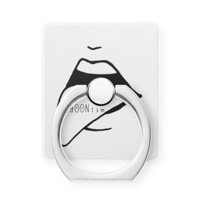 Tongue.(白)スマホリング