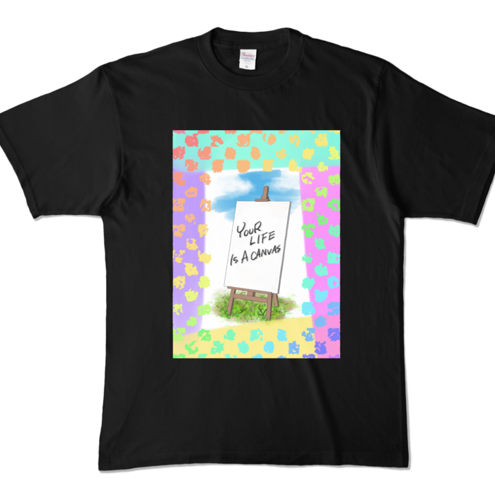 カラーTシャツ - XL - ブラック (濃色)