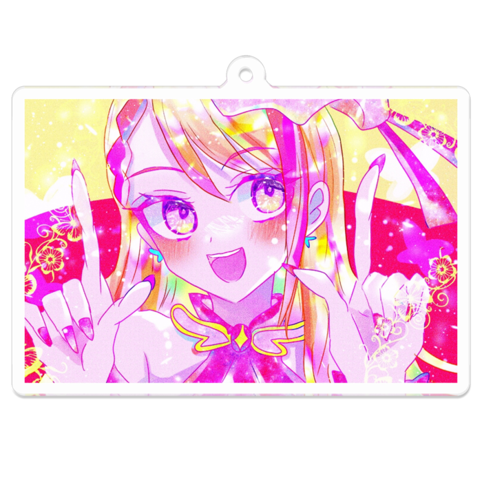 アクリルキーホルダー - 70 x 70 (mm)