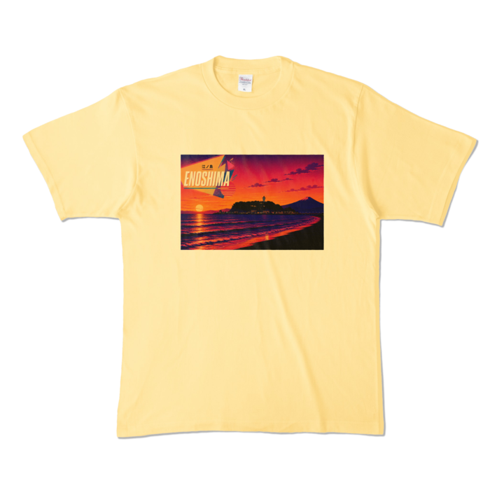 カラーTシャツ - XL - ライトイエロー (淡色)