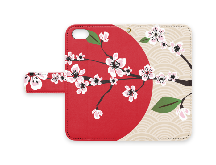 手帳型iPhoneケース - iPhone 8 / 7 - ストラップ穴 あり