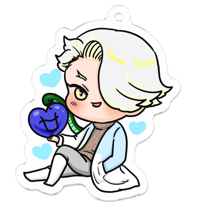 アクリルキーホルダー - 50 x 50 (mm)