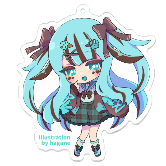 アクリルキーホルダー - 70 x 70 (mm)